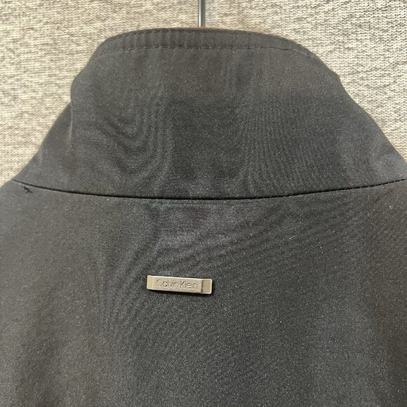 Calvin Klein Black Jacket Men’s Size Large Full Zip - Picture 13 of 15